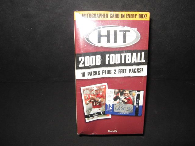 2008 Sage Hit Football Low Series Blaster Box (12/6)