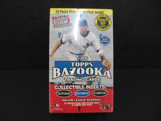 2005 Topps Bazooka Baseball Blaster Box (11/8)