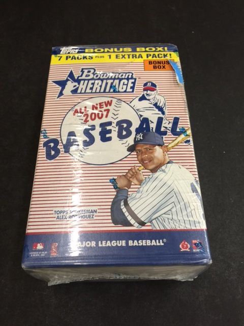 2007 Bowman Heritage Baseball Blaster Box (8/8)