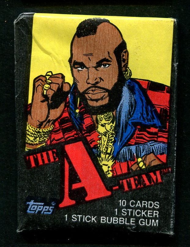 1983 Topps The A-Team Unopened Wax Pack