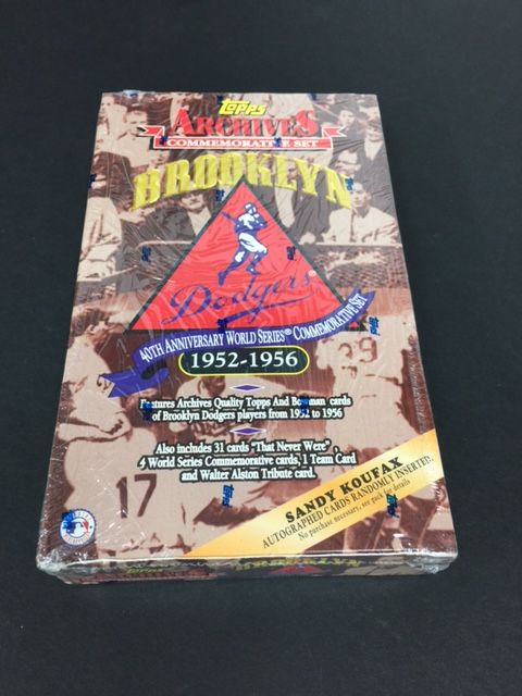 1995 Topps Archives Baseball Brooklyn Dodgers Box