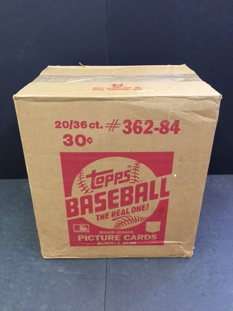 1984 Topps Baseball Unopened Wax Case (20 Box) (Wrapped) (FASC)