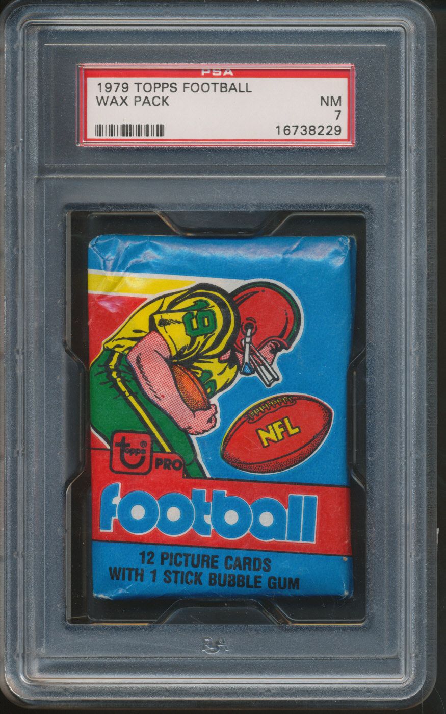 1979 Topps Football Unopened Wax Pack PSA 7