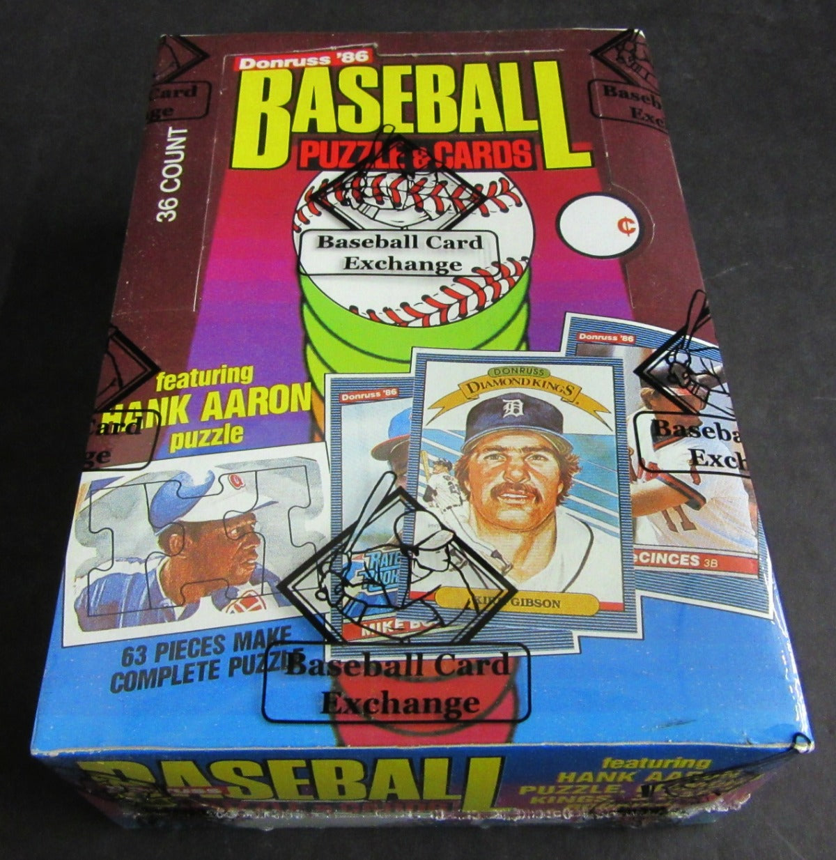 1986 Donruss Baseball Unopened Wax Box