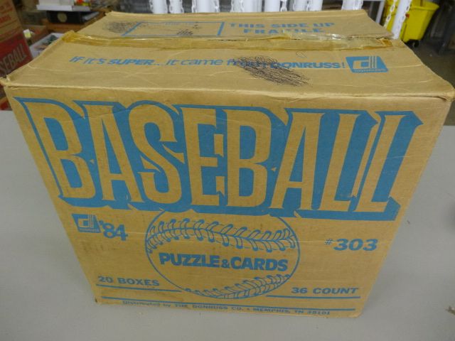 1984 Donruss Baseball Unopened Wax Case (20 Box) (Authenticate)