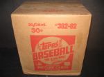 1982 Topps Baseball Unopened Wax Case (20 Box) (BBCE)