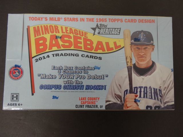 2014 Topps Heritage Minor League Baseball Box (Hobby)