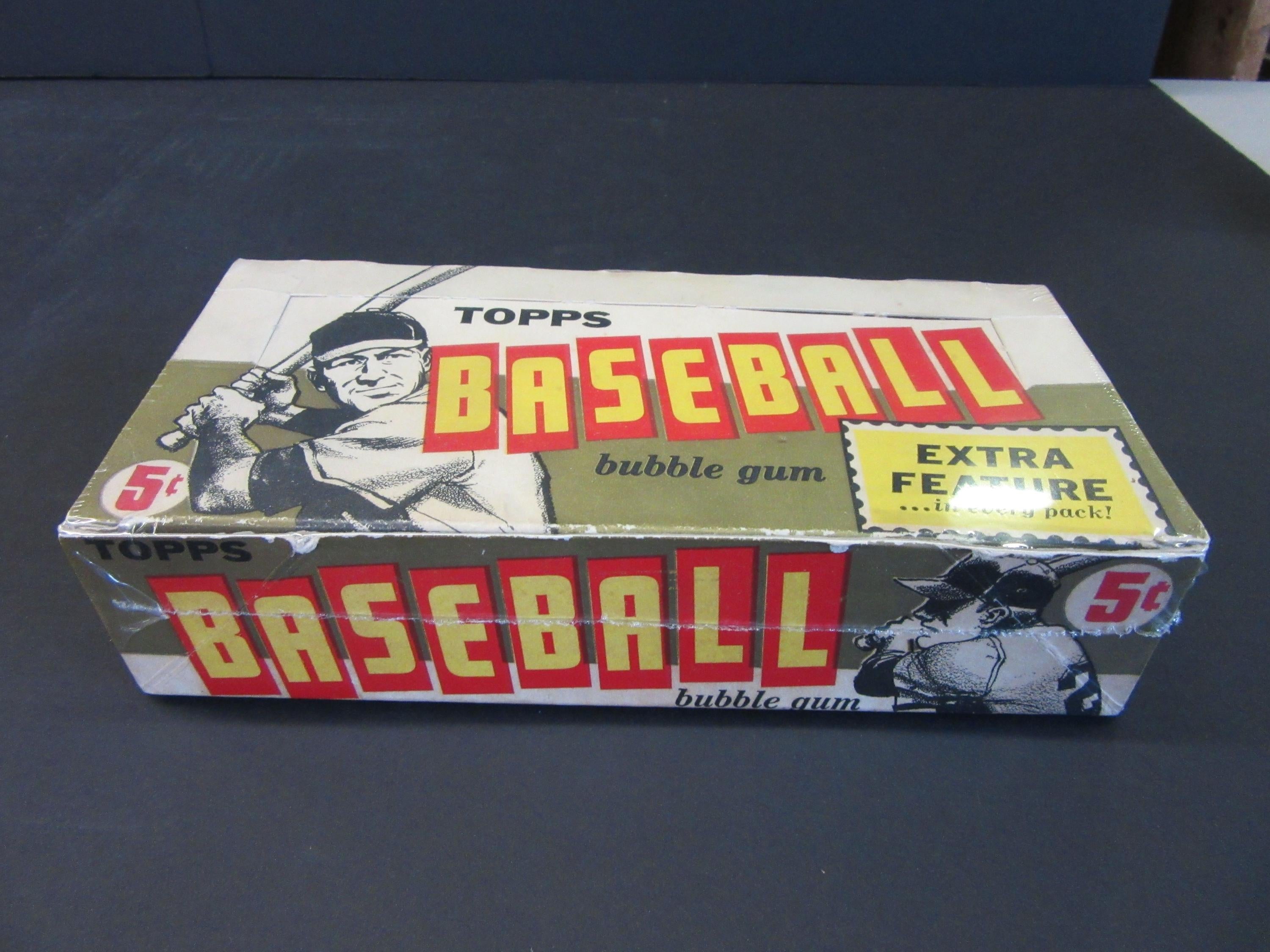 1961 Topps Baseball 5 Cent Empty Display Box (Extra Featu