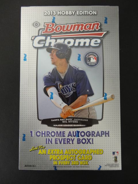 2013 Bowman Chrome Baseball Box (Hobby)