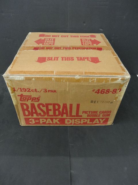 1982 Topps Baseball Grocery Rack Pack Case (192 Count) (Sealed)