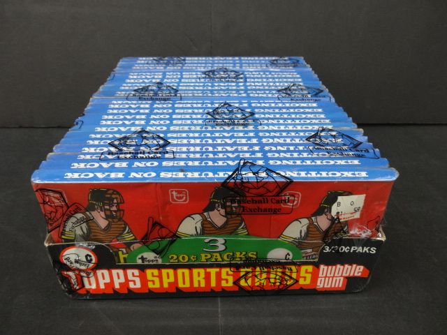 1978 Topps Baseball Unopened Wax Pack Tray Box