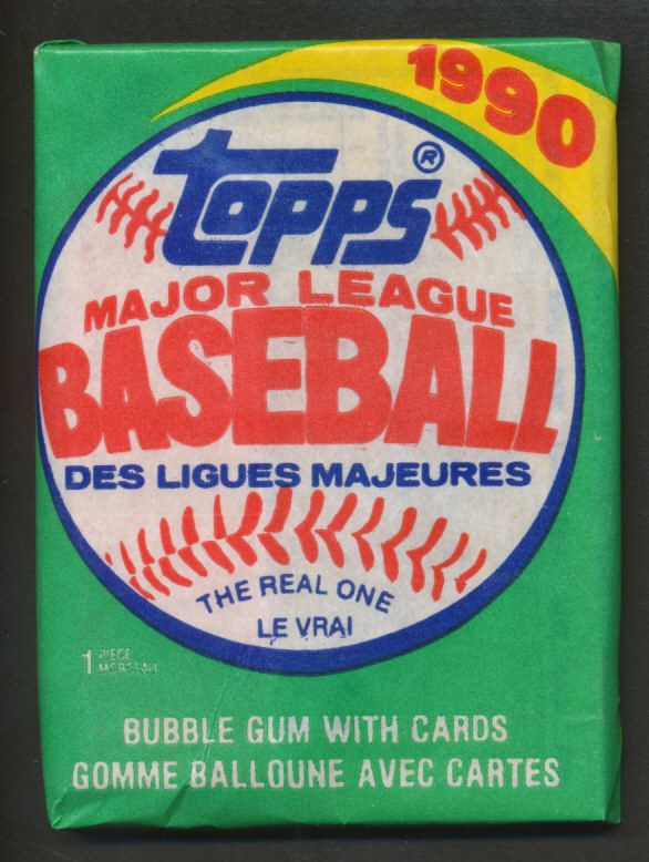 1990 OPC O-Pee-Chee Baseball Unopened Wax Pack