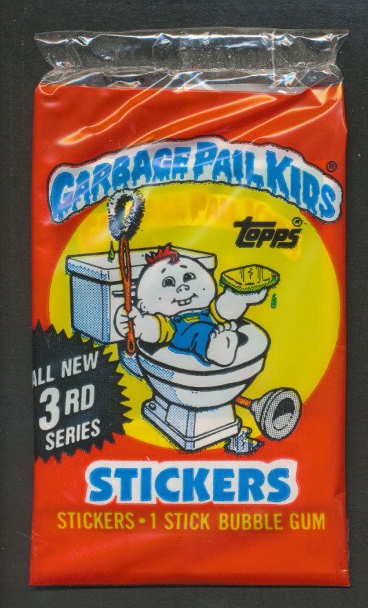 1986 Topps Garbage Pail Kids U.K. Series 3 Unopened Pack