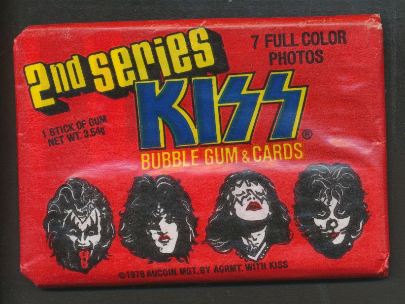 1978 Donruss KISS Unopened Series 2 Wax Pack
