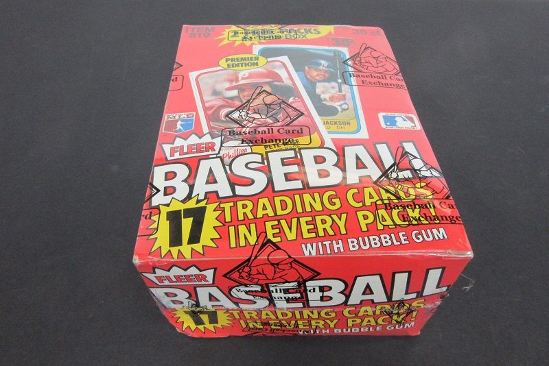 1981 Fleer Baseball Unopened Wax Box (FASC)
