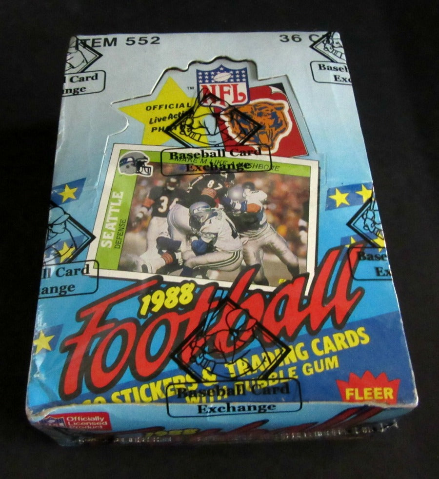 1988 Fleer Football Unopened Wax Box (BBCE)