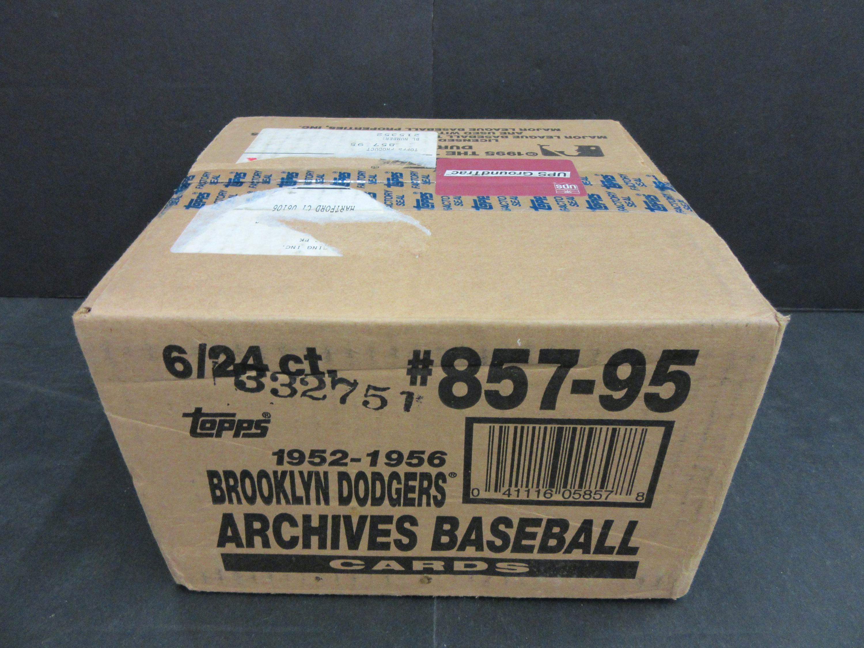 1995 Topps Archives Baseball Brooklyn Dodgers Case (6 Box)