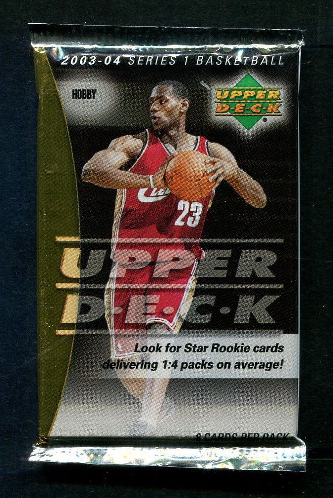 2003/04 Upper Deck Basketball Unopened Series 1 Pack (Hobby)