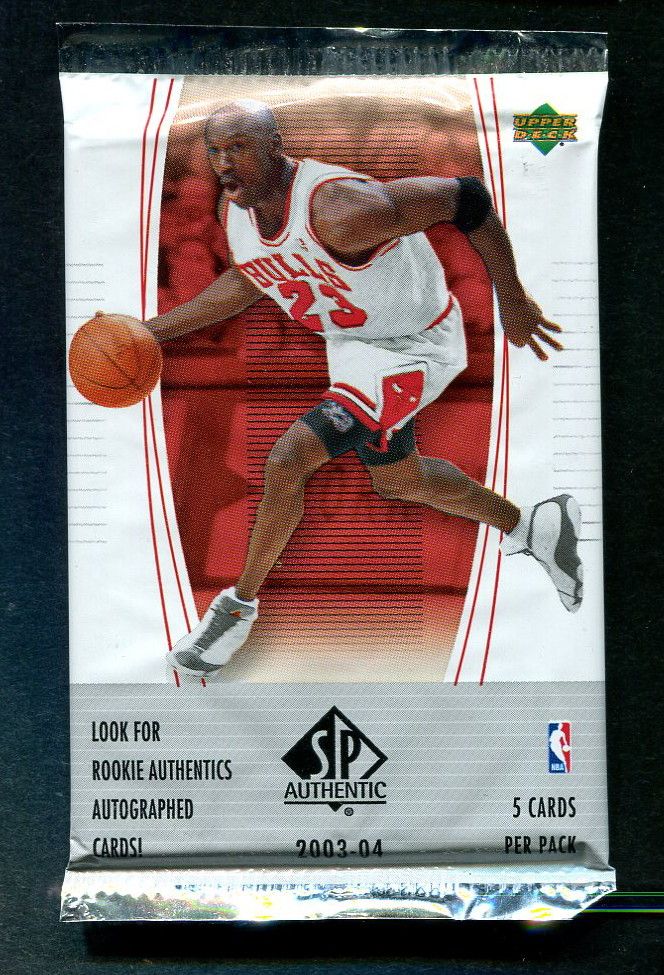 2003/04 Upper Deck SP Authentic Basketball Unopened Pack (Hobby)