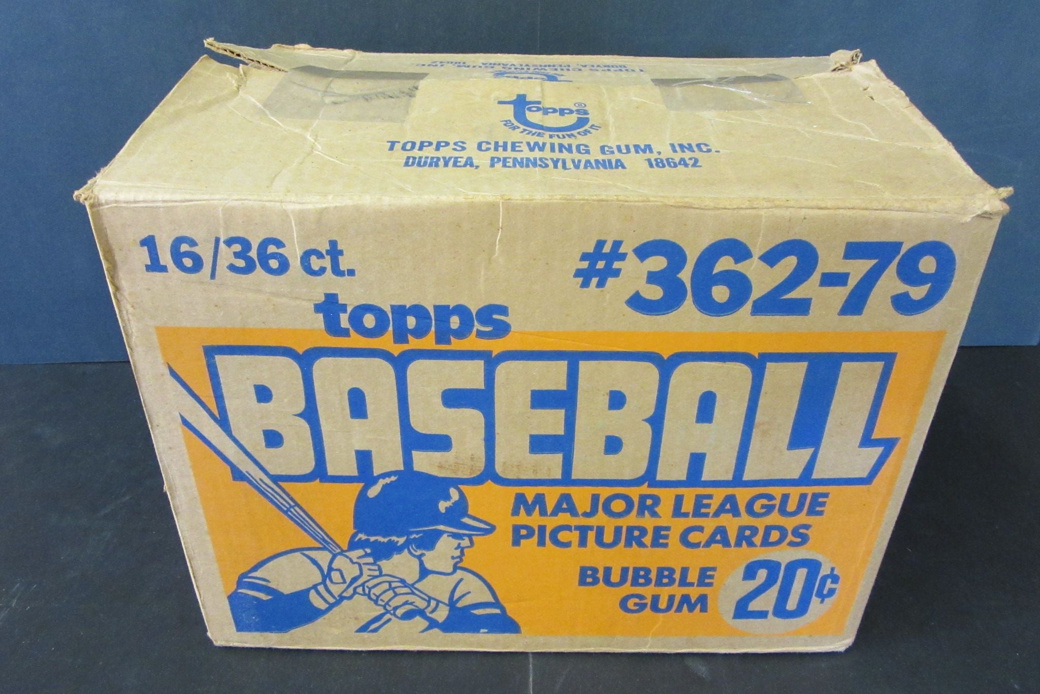 1979 Topps Baseball Unopened Wax Case (16 Box) (BBCE)