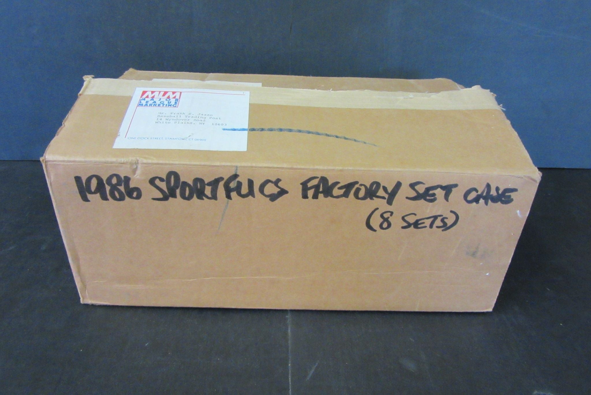 1986 Sportflics Baseball Factory Set Case (8 Sets) (Authenticate)