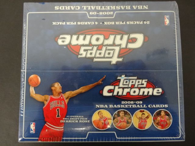 2008/09 Topps Chrome Basketball Box (Retail)