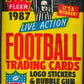 1987 Fleer Football Unopened Wax Pack