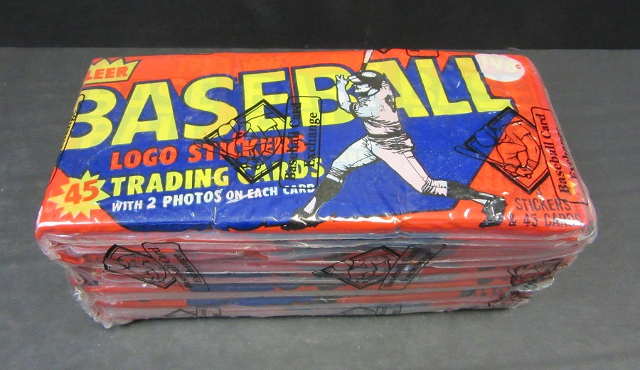 1983 Fleer Baseball Unopened Wax Pack Rack Pack (Lot of 12) (BBCE)