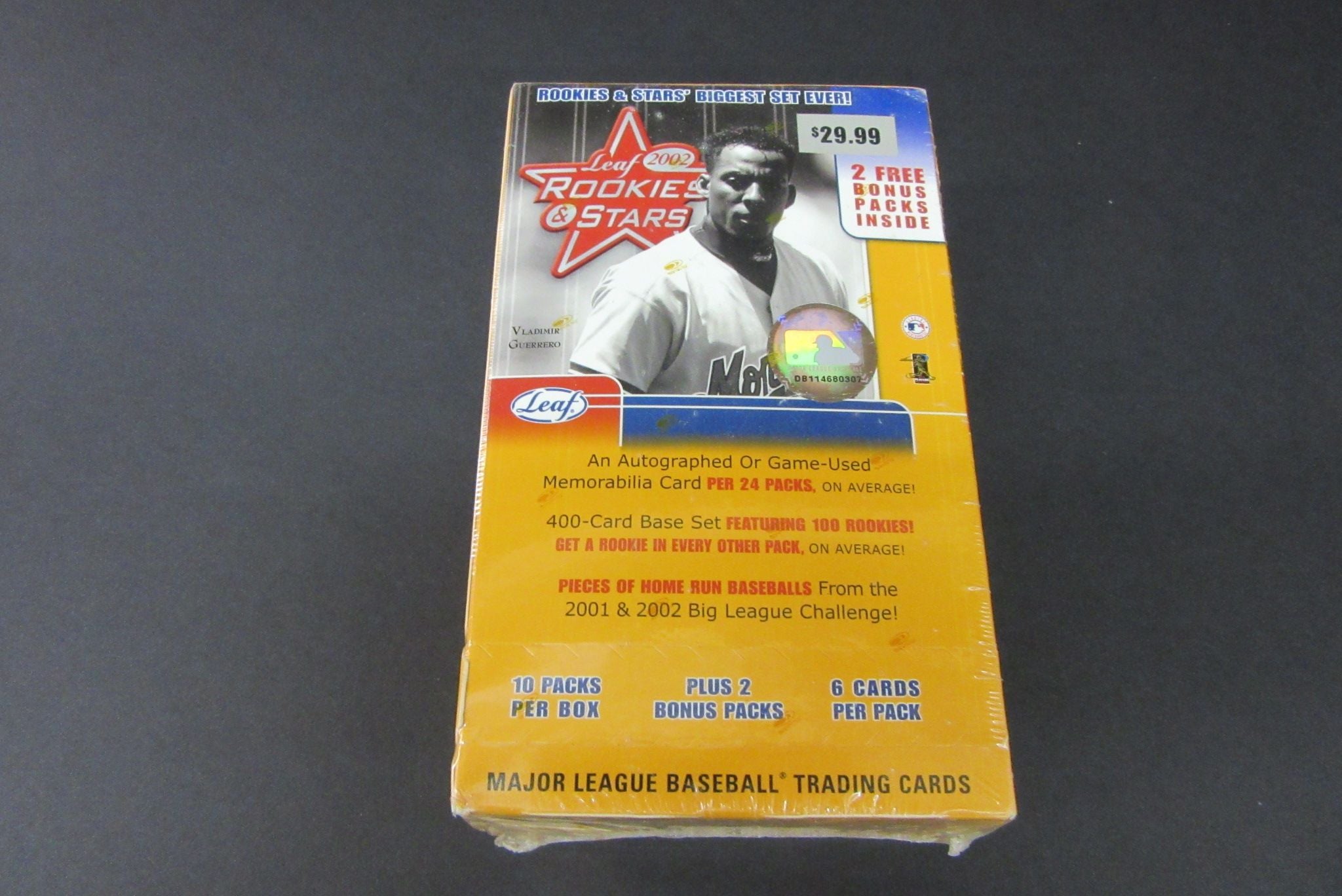 2002 Leaf Rookies & Stars Baseball Blaster Box (12/6)