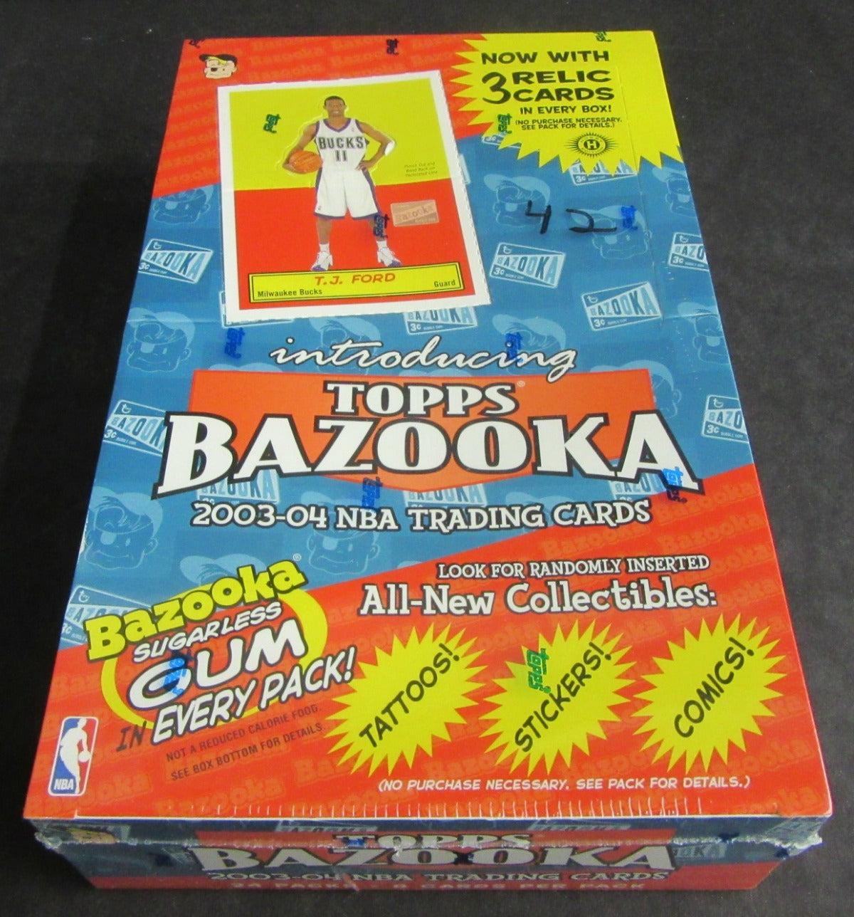 2003/04 Topps Bazooka Basketball Box (Hobby) (read)