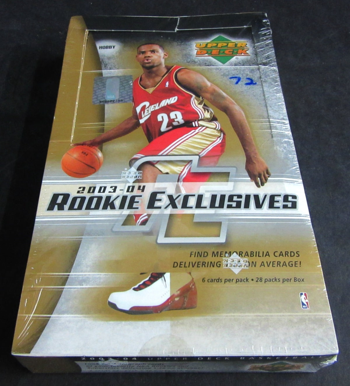 2003/04 Upper Deck Rookie Exclusives Basketball Box (read)