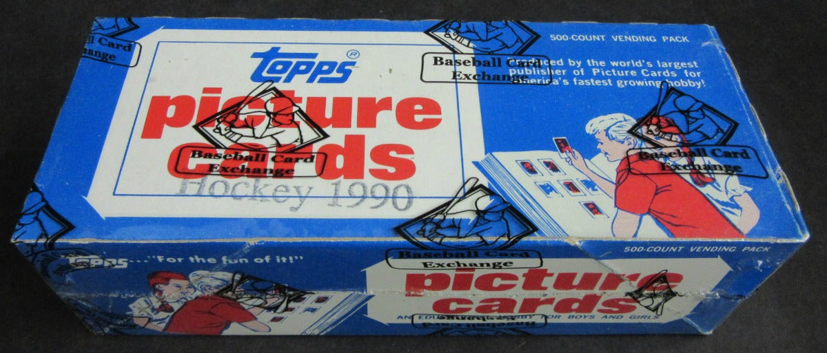 1990/91 Topps Hockey Unopened Vending Box (FASC)