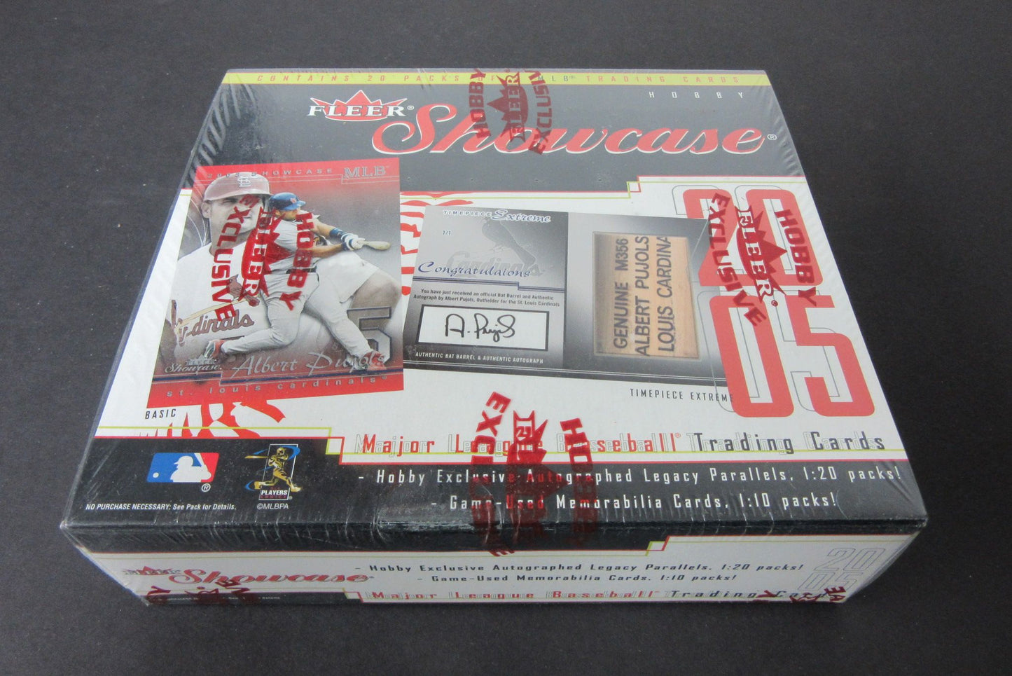 2005 Fleer Showcase Baseball Box (Hobby)