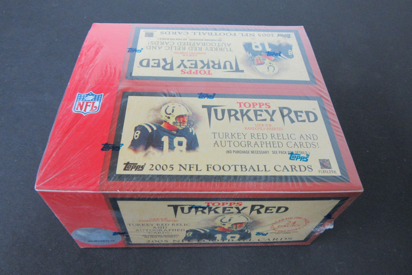 2005 Topps Turkey Red Football Box (Retail)