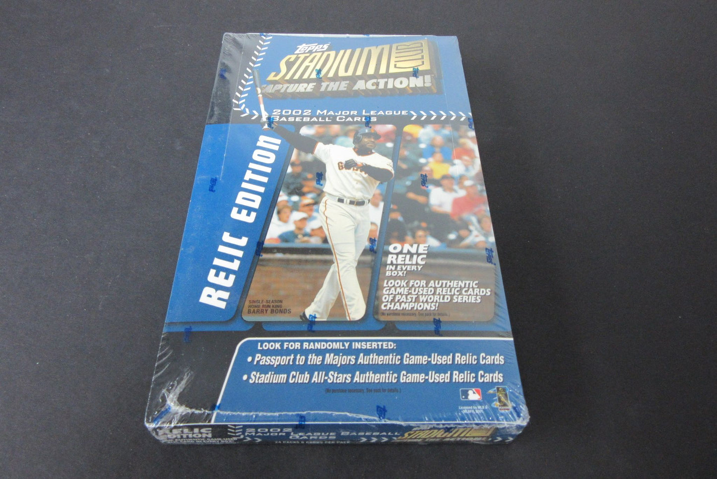 2002 Topps Stadium Club Baseball Relic Edition Box (Retail)