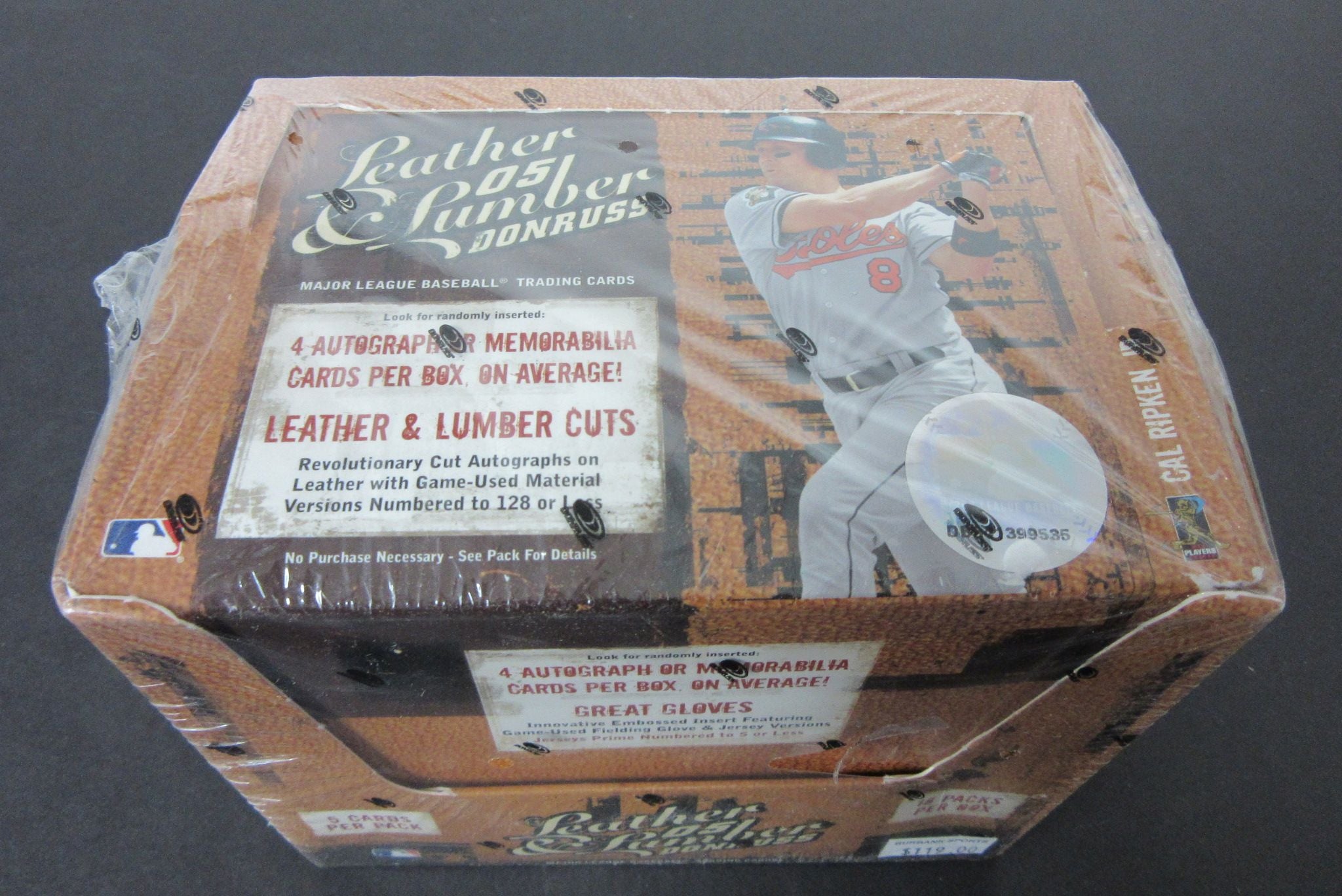 2005 Donruss Leather & Lumber Baseball Box (Hobby)