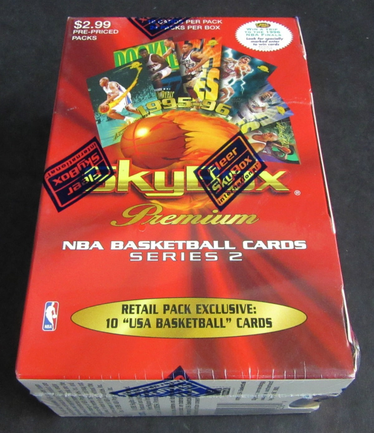 1995/96 Skybox Premium Basketball Series 2 Box (24/18) (Retail) (Gravity)