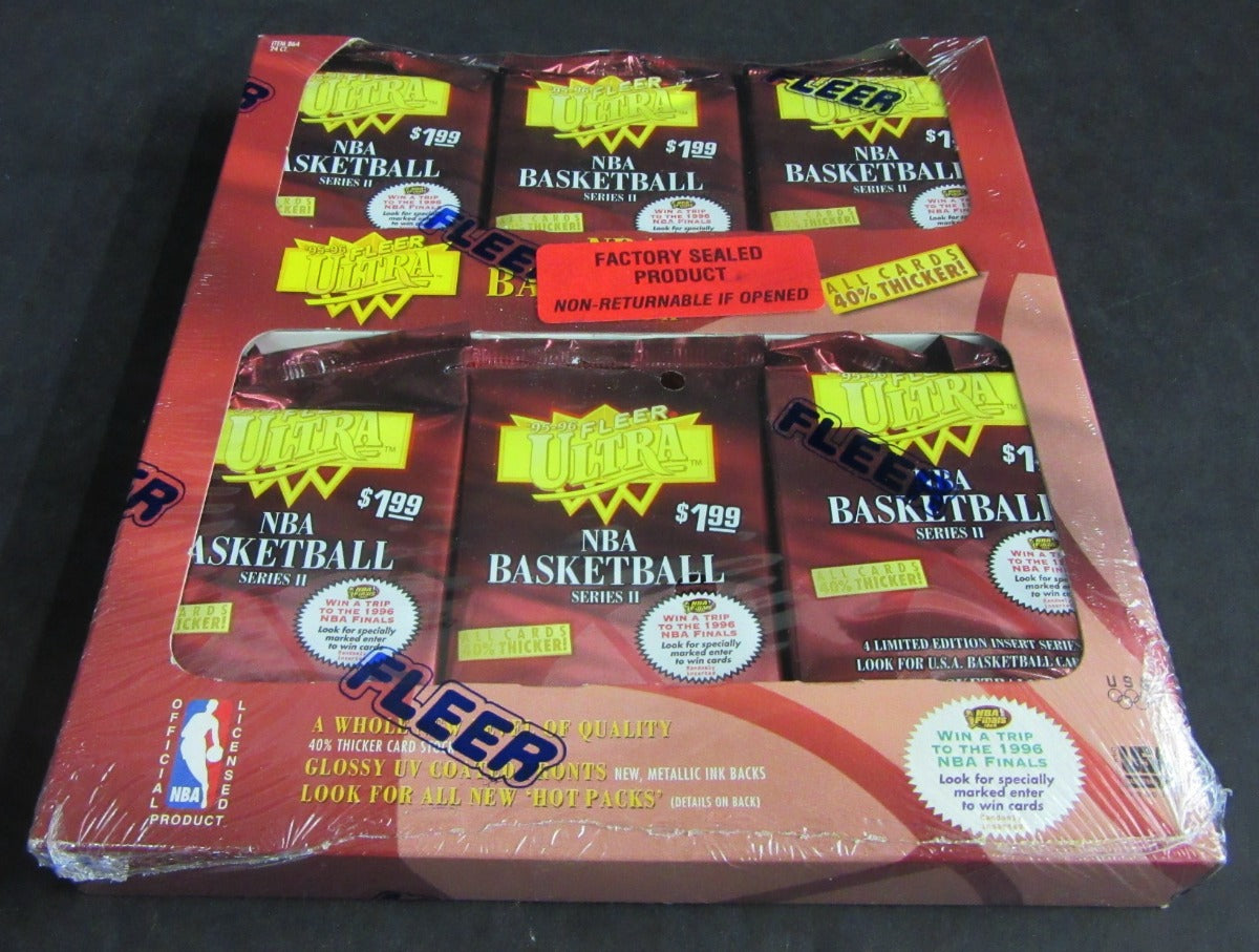 1995/96 Fleer Ultra Basketball Series 2 Box (Retail) (Magazine)