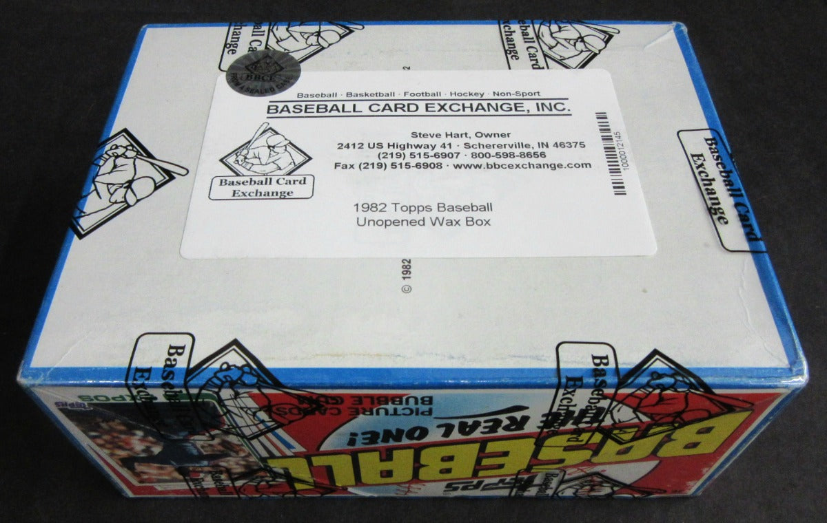 1982 Topps Baseball Unopened Wax Box (BBCE) (X-Out)