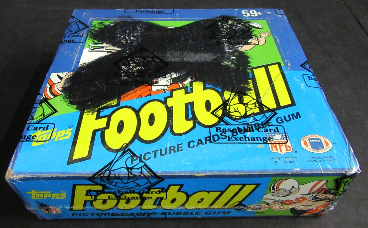 1984 Topps Football Unopened Cello Box (BBCE) (X-Out)