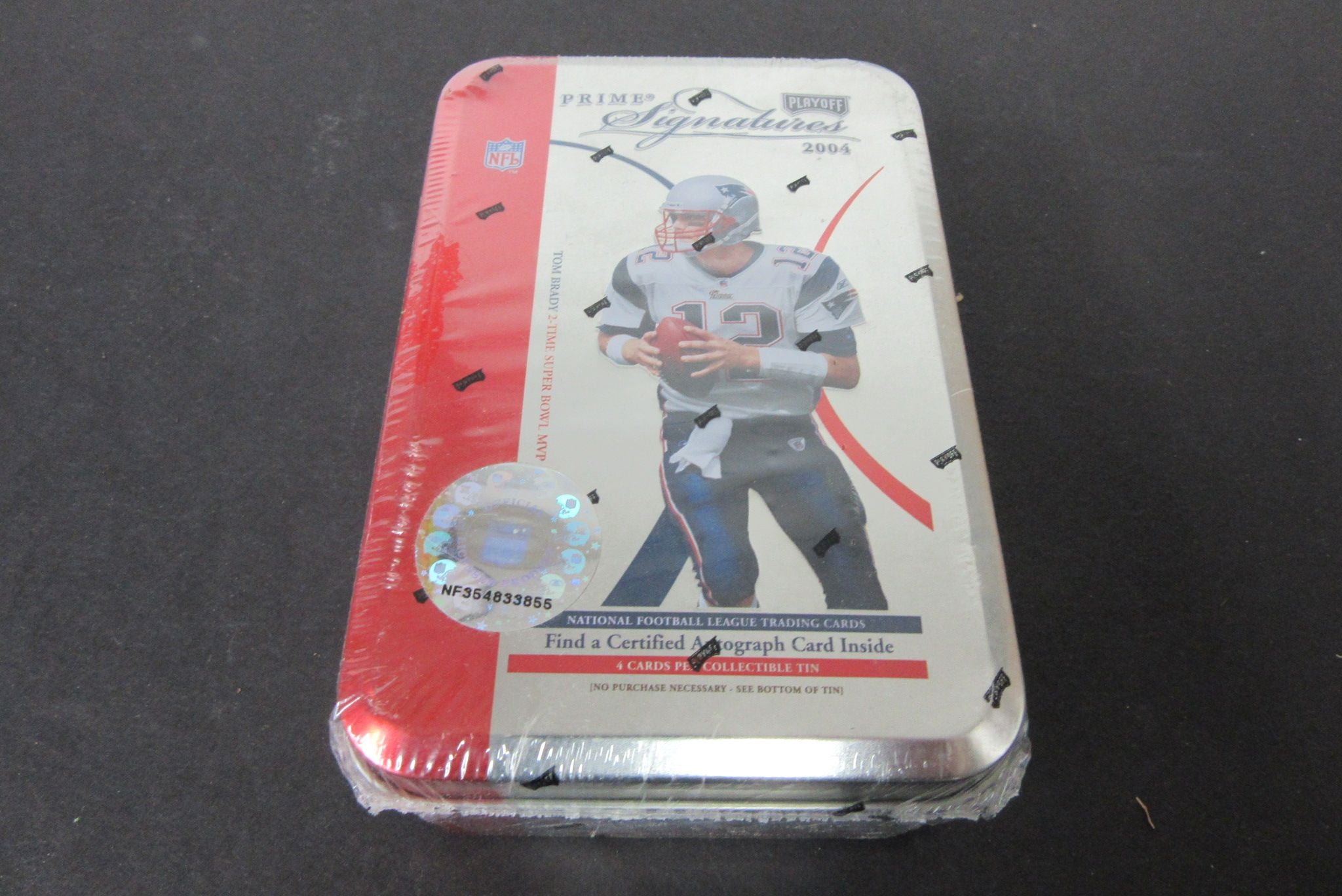 2004 Playoff Prime Signatures Football Tin (Hobby)