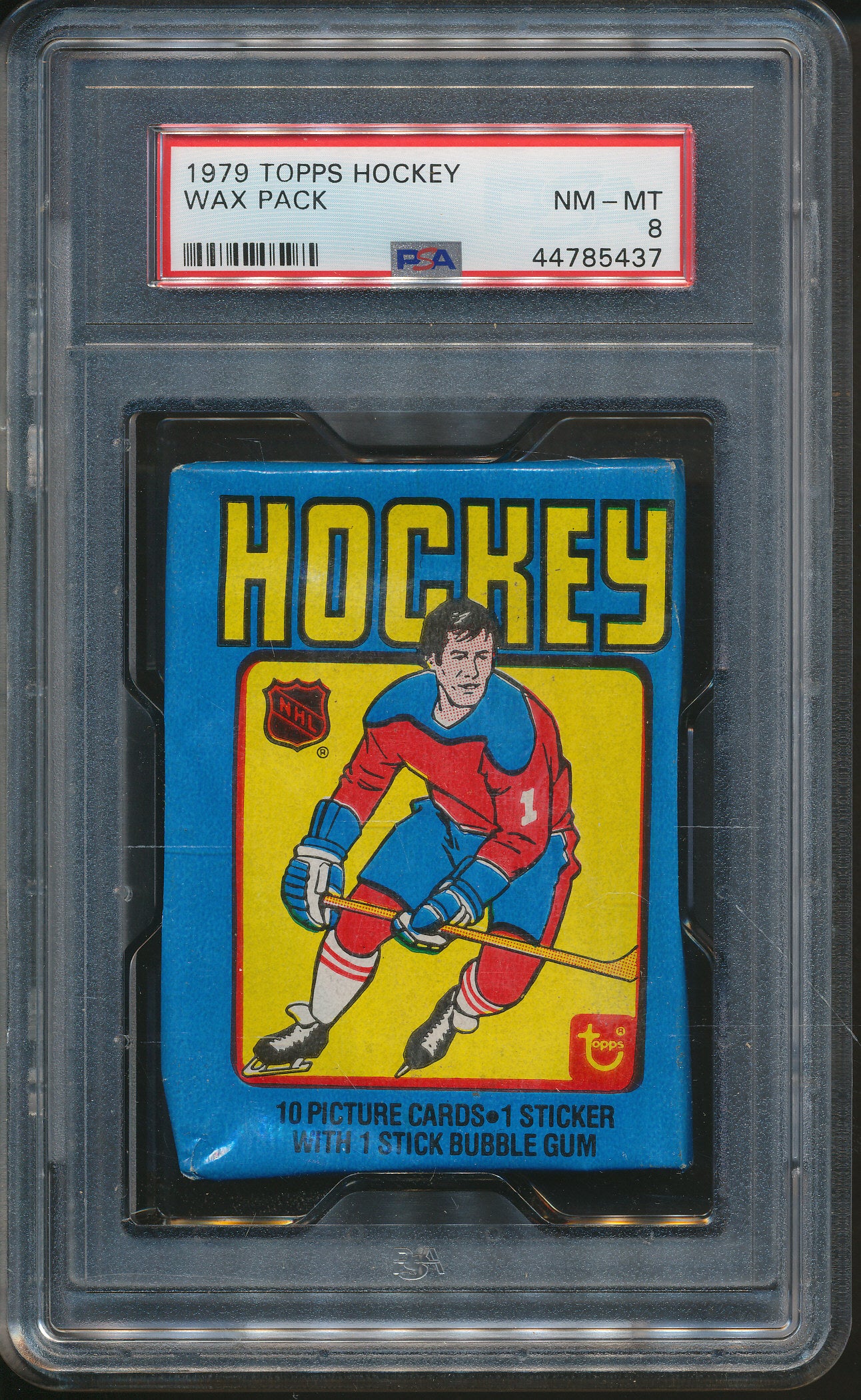 1979 Topps Hockey Unopened Wax Pack PSA 8