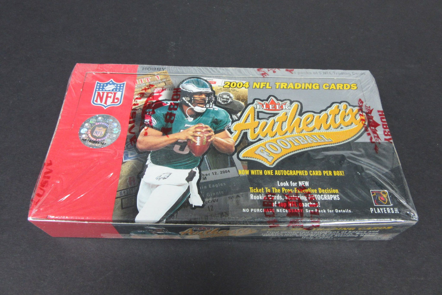 2004 Fleer Authentix Football Box (Hobby)