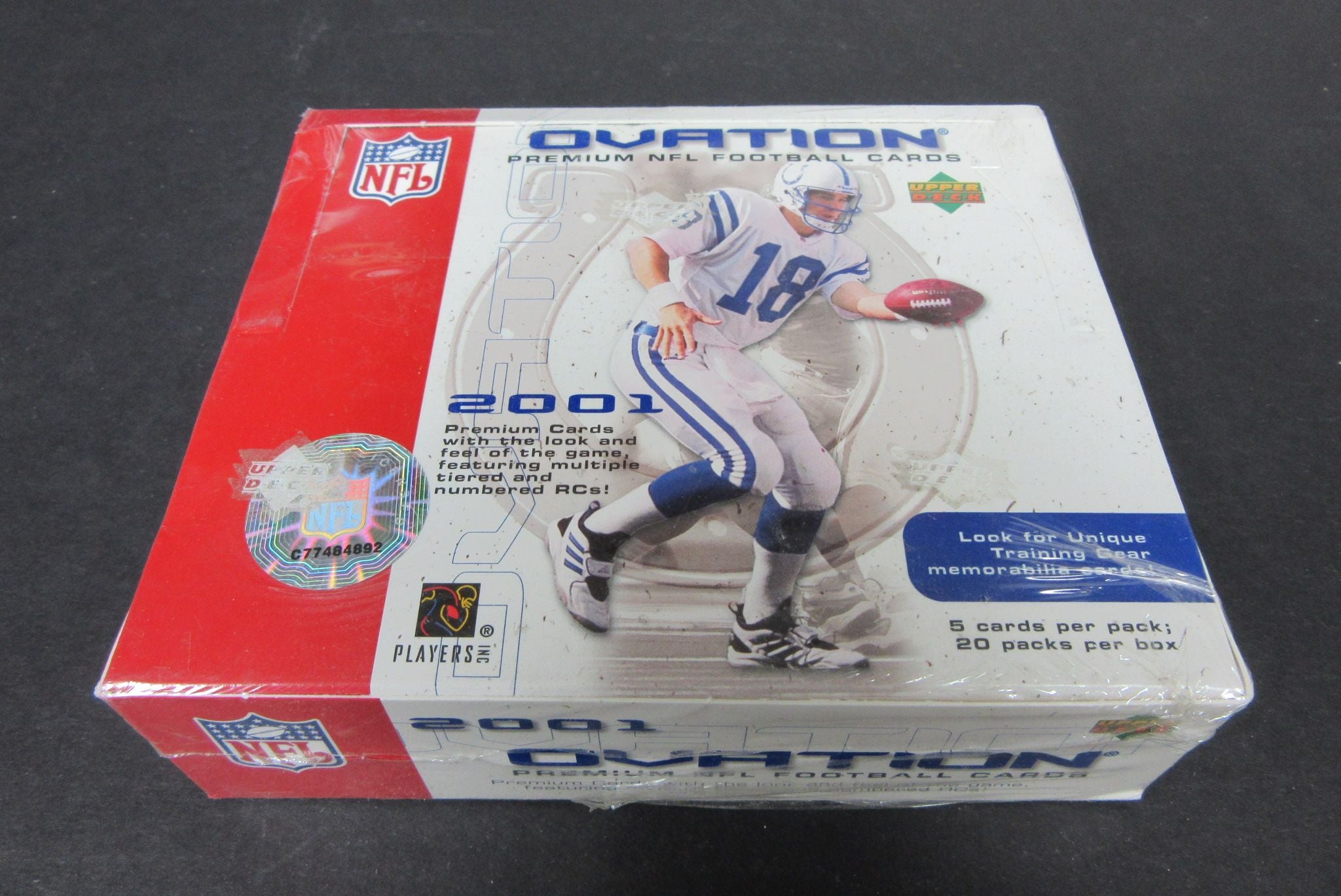 2001 Upper Deck Ovation Football Box (Hobby) (20/5)