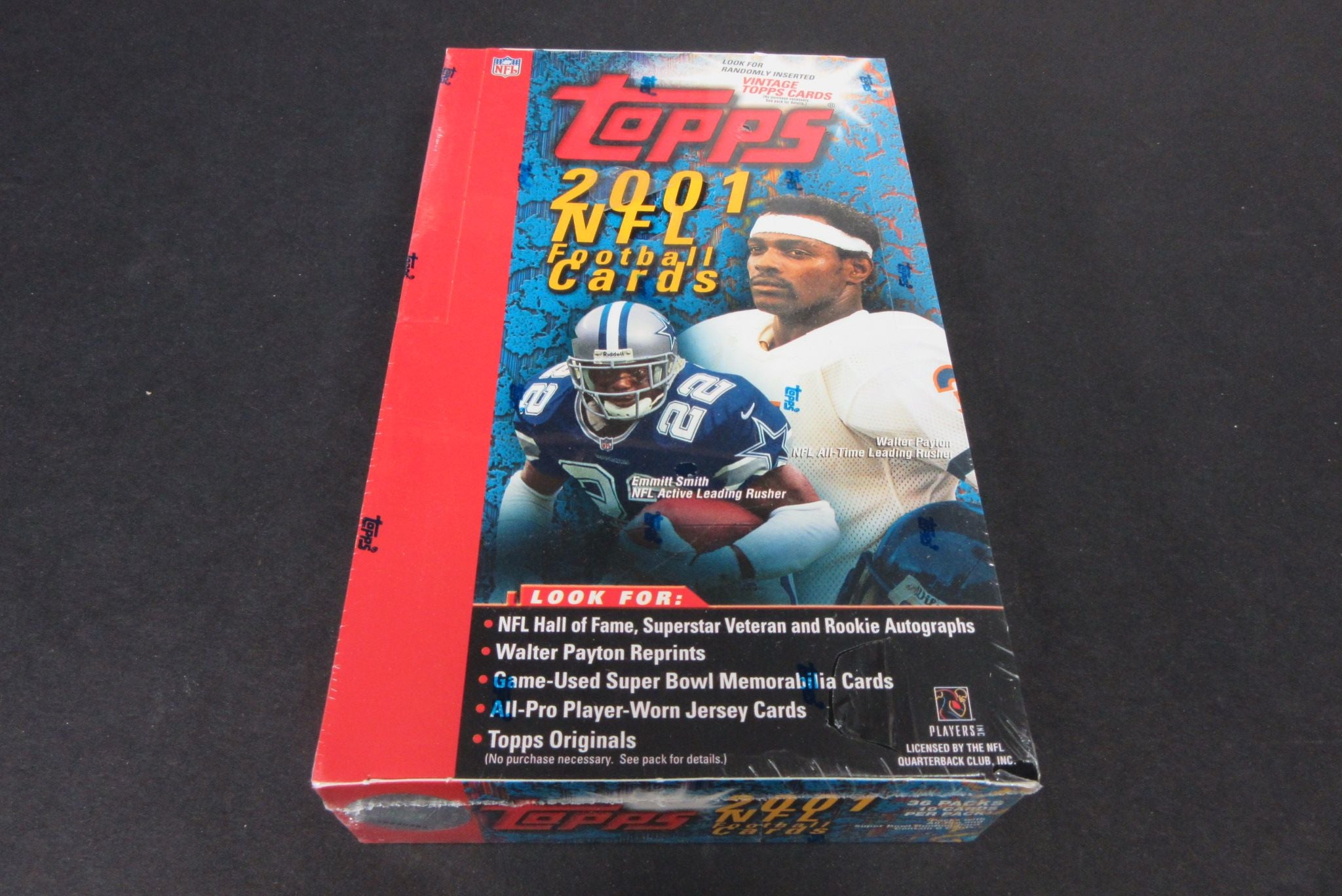 2001 Topps Football Box (Retail)