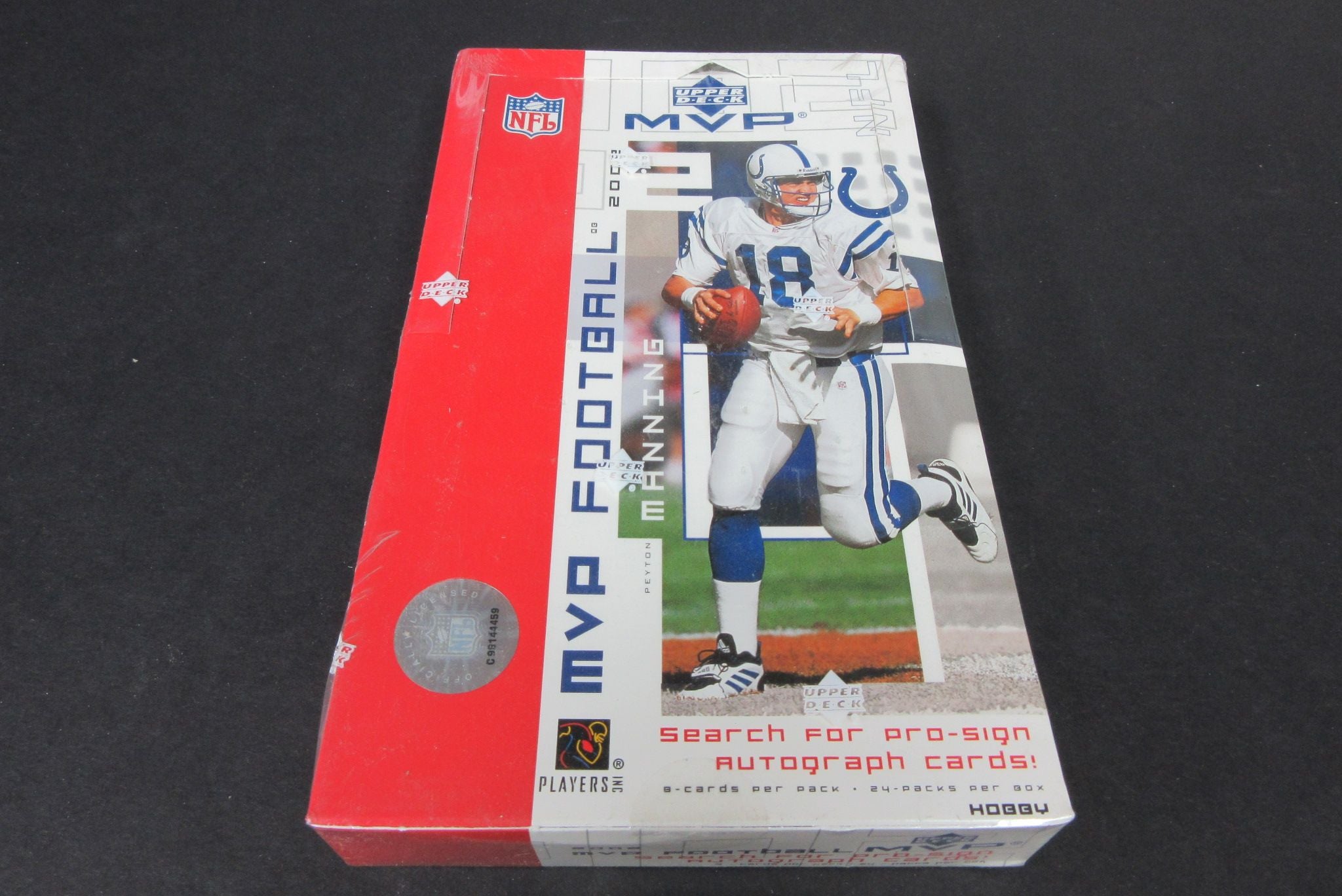 2002 Upper Deck MVP Football Box (Hobby)