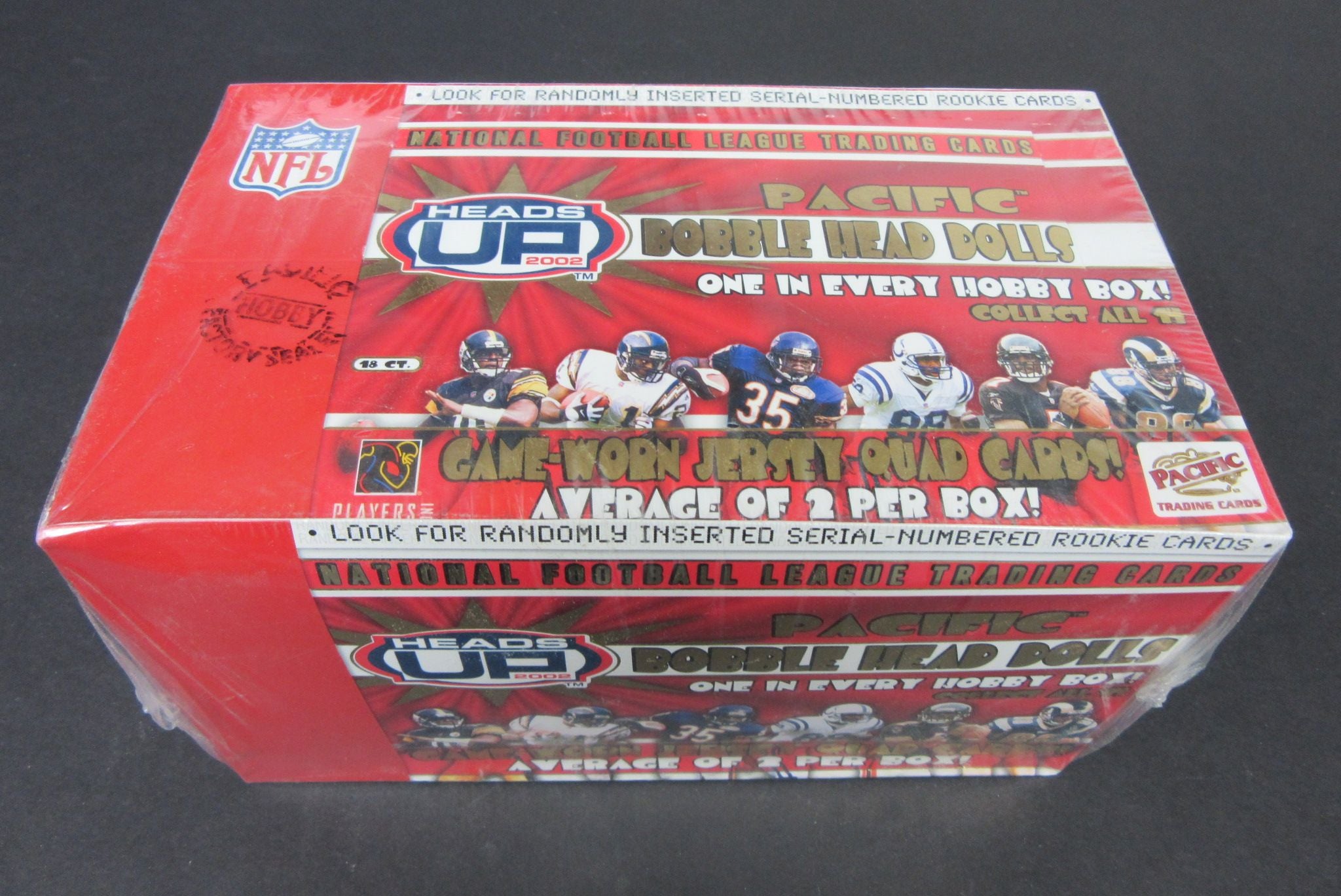 2002 Pacific Heads Up Football Box (Hobby)