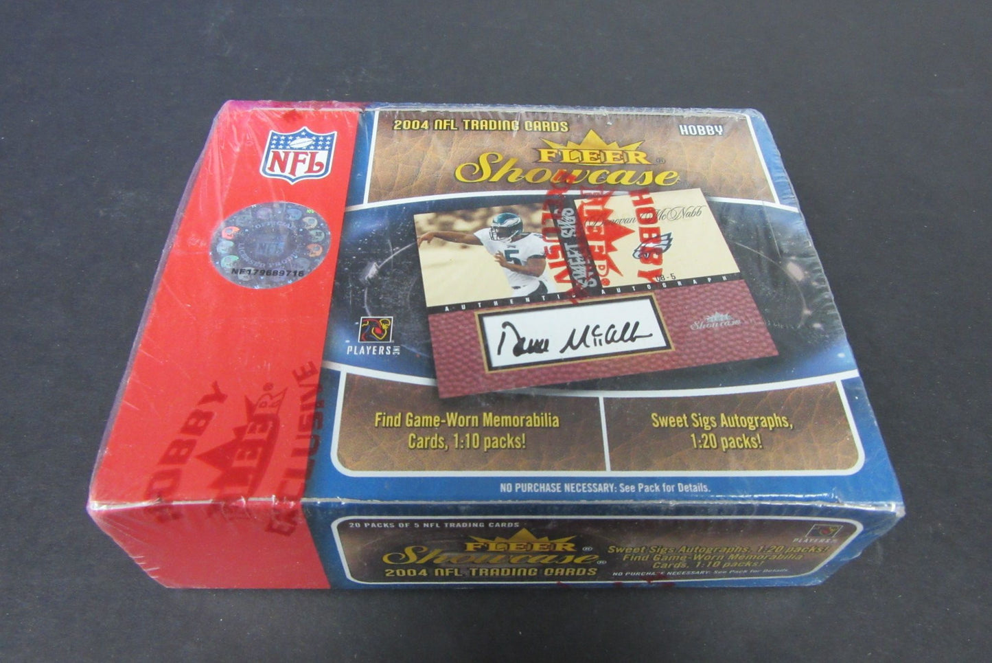 2004 Fleer Showcase Football Box (Hobby)