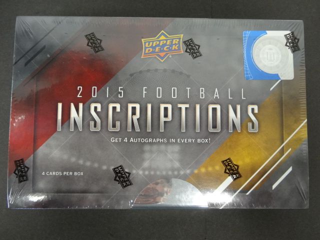 2015 Upper Deck Inscriptions Football Box (Hobby)