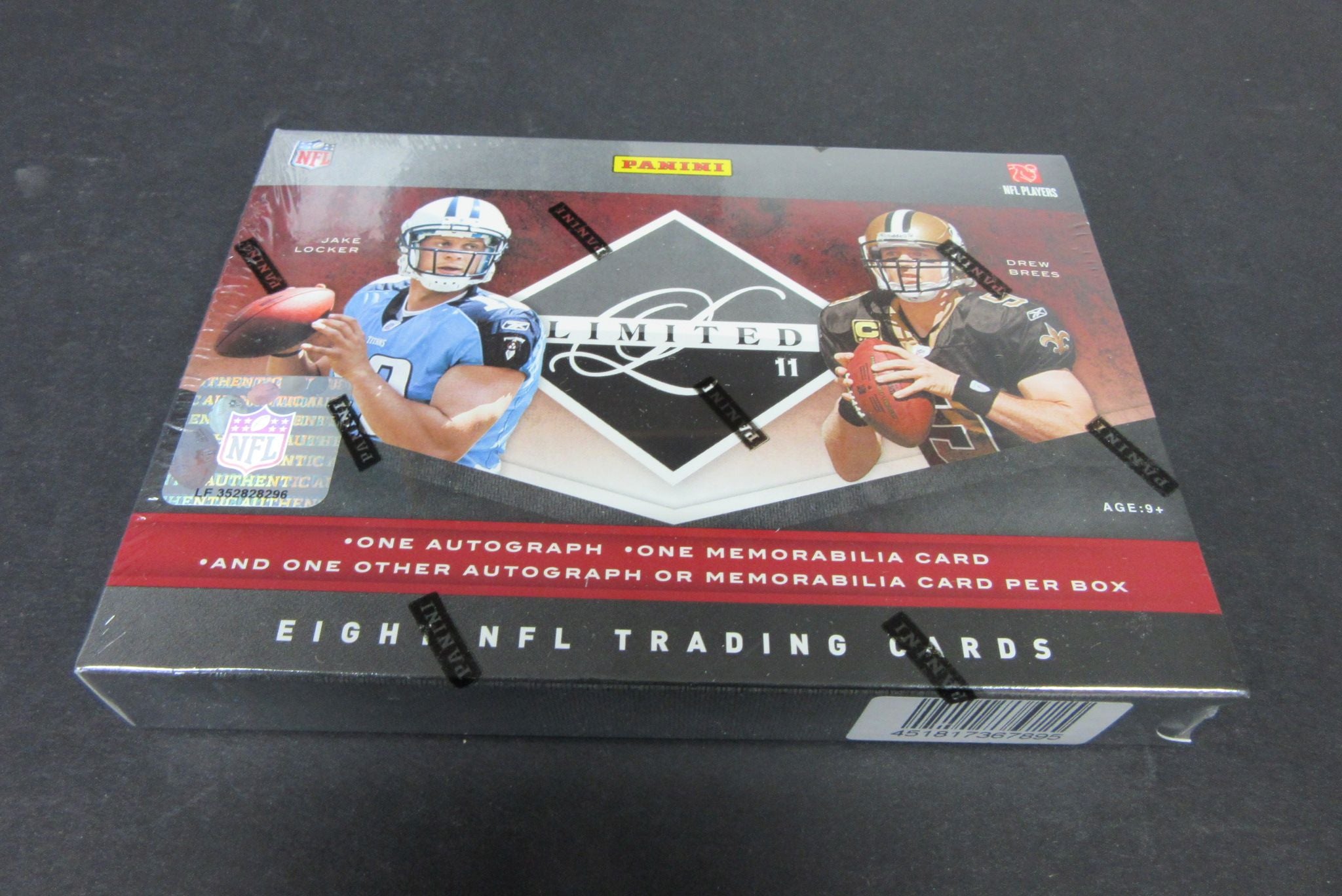 2011 Panini Limited Football Box (Hobby)